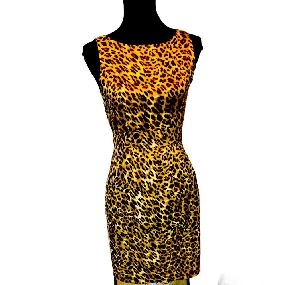 XOXO Cheetah Print Sleveless Dress sz 3